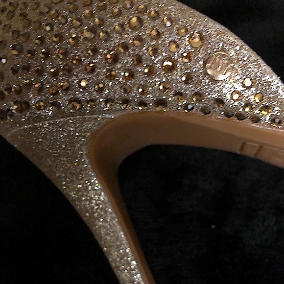 NWOT 👠 Jones NY Sparkly Gold Glitter & Sequin Pumps Ladies Sz.9! - Picture 15 of 15